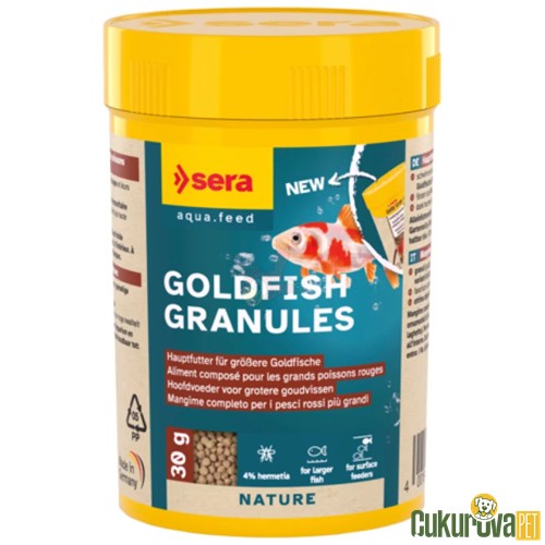 Sera Balık Yem Goldy Gran Nature Japon Baliği Granülleri̇ 100 Ml
