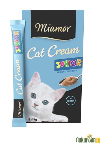 Miamor Cat Cream Junior Taurinli Yavru Kedi Ödül Kreması 6 x 15 Gr