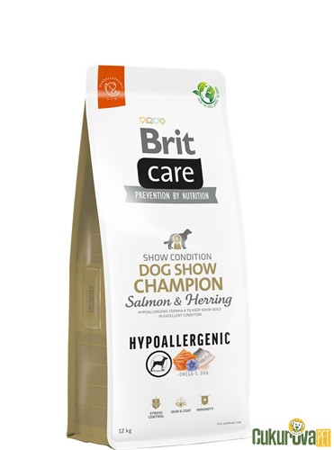 Brit Care Dog Show Champion Somon Ve Ri̇nga Balıklı Yetişki̇n Köpek Mamasi 12 Kg