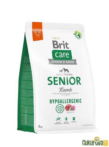 Brit Care Mono Protein Senior Kuzulu Yaşlı Köpek Maması 3 Kg