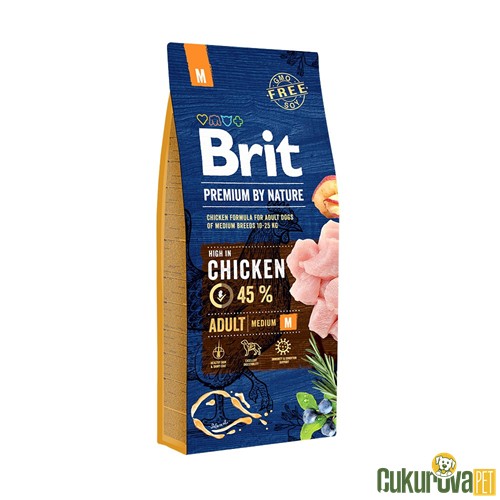 Brit Premium By Nature Adult Tavuklu Yetişkin Köpek Maması 15 Kg