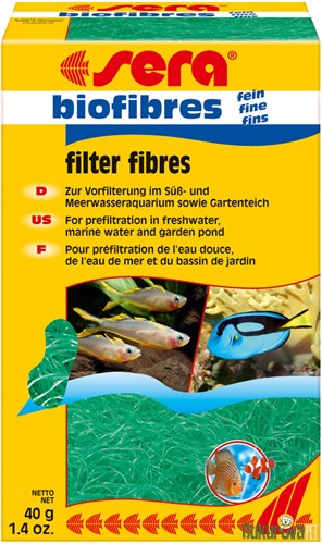 Sera Biofibres Filter Fibres Filtre Süngeri 40 Gr