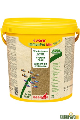 Sera ImmunPro Mini Nature Granül Yem 10 L - 5.4 Kg