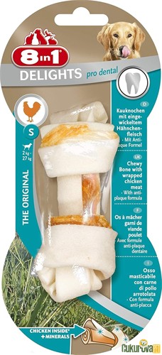 8 In 1 Delights Pro Dental Köpek Ödül Kemiği S / 35 Gr - 10 Cm