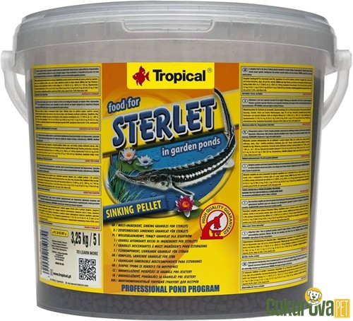 Tropical Food Fort Sterlet In Garden Ponds Granül Yem 5 L - 3.25 Kg