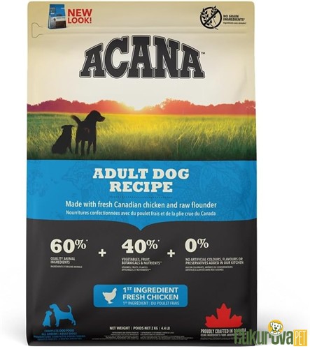 Acana Adult Dog Recipe Yetişkin Köpek Maması 2 Kg