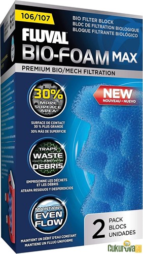 Fluval Bio-Foam Max 106 / 107 İçin Filtre Süngeri 2 Adet