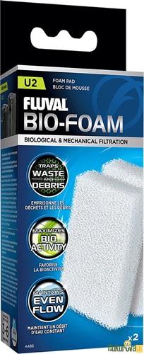 Fluval U2 Bio-Foam Filtre Süngeri 2 Adet