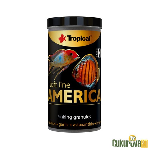 Tropical Soft Line America Size M Granül Yem 100 Ml - 60 Gr
