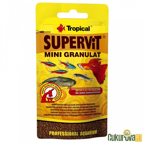 Tropical Supervit Mini Granulat Granül Yem 10 Gr
