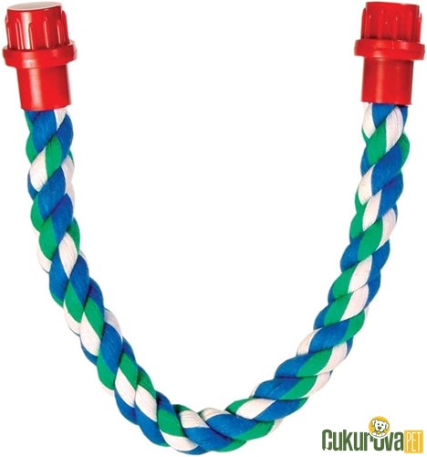 Trixie Koton Papağan Tüneği Karışık Renkli - 37 Cm - 16 Mm