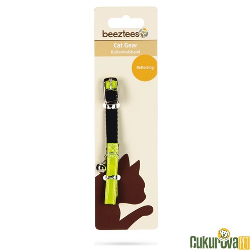 Beeztees Reflektörlü Kedi Boyun Tasması Sarı 29 Cm
