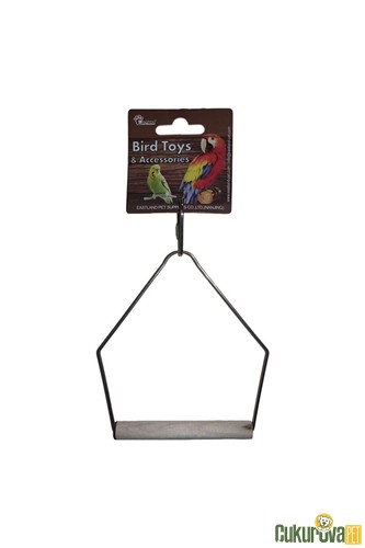 Eastland Ahşap Tünekli Kuş Salıncağı 12 Cm x 10 Cm