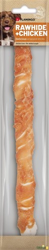 Flamingo Rawhide Chicken Tavuklu Köpek Ödül Kemiği XL / 40 Cm - 190 Gr