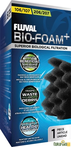 Fluval 106 / 107 - 206 / 207 İçin Filtre Süngeri