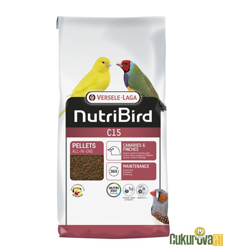 Versele Laga NutriBird C15 Pellets Kanarya Ve Finch Yemi 10 Kg