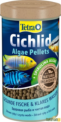 Tetra Cichlid Algae Pellets Granül Yem 500 Ml - 165 Gr