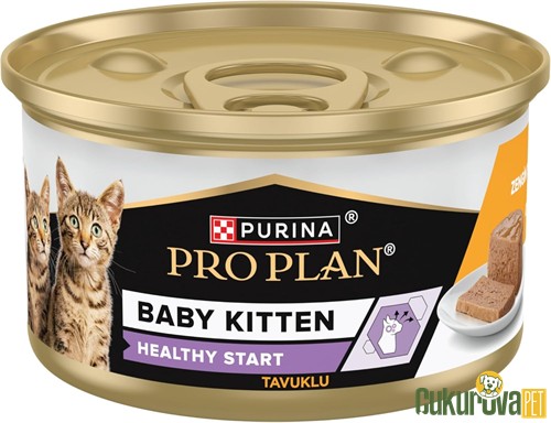 Pro Plan Baby Kitten Healty Start Tavuklu Yavru Kedi Yaş Maması 85 Gr