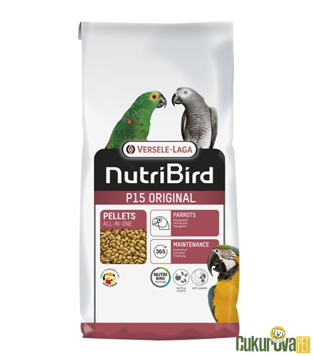 Versele Laga NutriBird P15 Orijinal Pellets Papağan Yemi 10 Kg