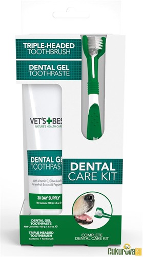 Vet's Best Dental Care Kit Köpek Ağız ve Diş Bakım Seti
