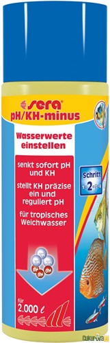 Sera pH / KH-Minus pH Düşürücü Su Düzenleyici 500 Ml