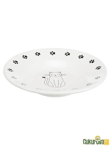 Trixie Kedi & Köpek Seramik Mama Ve Su Kabı Beyaz 200 Ml - 15 Cm