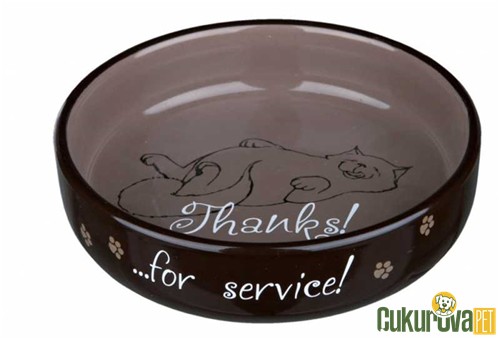 Trixie Kedi & Köpek Seramik Mama Ve Su Kabı Karışık Renkli 300 Ml - 15 Cm