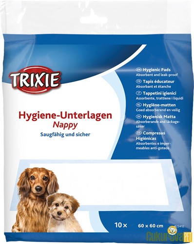 Trixie Hijyenik Tuvalet Köpek Eğitim Pedi 60 x 60 Cm - 10 Adet