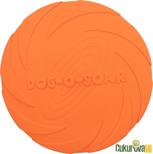 Trixie Kauçuk Frizbi Köpek Oyuncağı Turuncu - 15 Cm