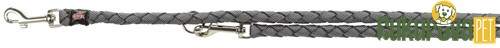 Trixie Cavo Ayarlanabilir Köpek Gezdirme Kayışı S - M, Gri, 2 M x 12 Mm