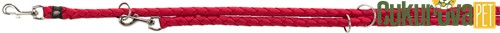 Trixie Cavo Ayarlanabilir Köpek Gezdirme Kayışı S - M, Kırmızı, 2 M x 12 Mm