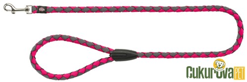 Trixie Cavo Köpek Gezdirme Kayışı L - XL, Fuşya - Gri, 1 M x 18 Mm