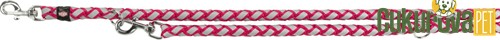 Trixie Cavo Reflektörlü Ayarlanabilir Gezdirme Kayışı L - XL, Fuşya, 2 M x 18 Mm