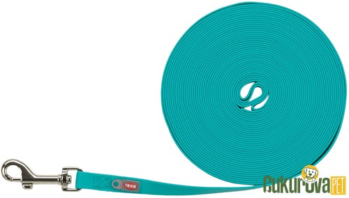 Trixie Easy Life Tracking Köpek Gezdirme Kayışı M - L, Okyanus Rengi, 10 M - 13 Mm