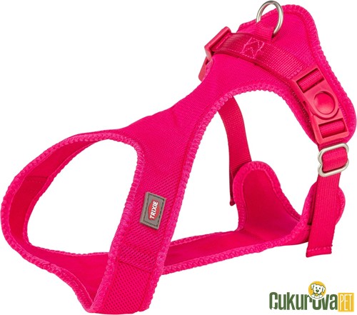 Trixie Comfort Soft Touring Köpek Göğüs Tasması S - M, Fuşya, 35 x 60 Cm - 20 Mm
