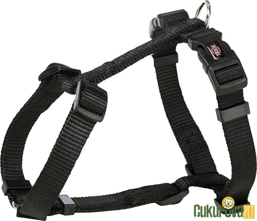 Trixie Premium H Tipi Köpek Göğüs Tasması M - L, Siyah, 52 x 75 Cm - 20 Mm