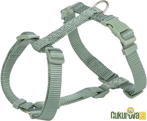 Trixie Premium H Tipi Köpek Göğüs Tasması S - M, Adaçayı Yeşili, 42 x 60 Cm - 15 Mm