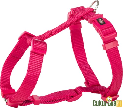 Trixie Premium H Tipi Köpek Göğüs Tasması S - M, Fuşya, 42 x 60 Cm - 15 Mm