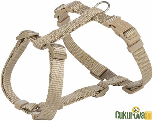 Trixie Premium H Tipi Köpek Göğüs Tasması S - M, Kum Beji, 42 x 60 Cm - 15 Mm