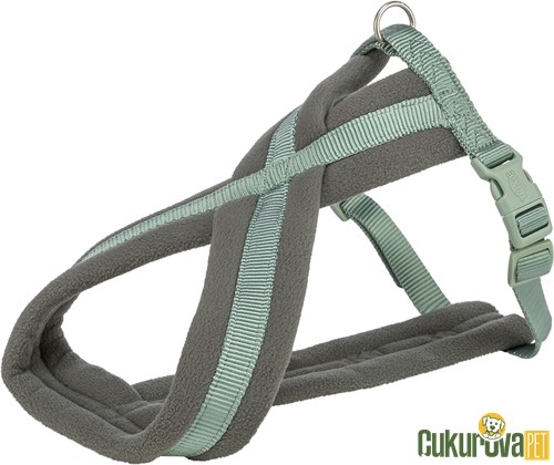 Trixie Premium Yürüyüş Köpek Göğüs Tasması M - L, Adaçayı Yeşili, 50 x 90 Cm - 25 Mm