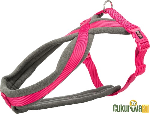 Trixie Premium Yürüyüş Köpek Göğüs Tasması M - L, Fuşya, 50 x 90 Cm - 25 Mm