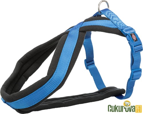 Trixie Premium Yürüyüş Köpek Göğüs Tasması M - L, Lacivert, 50 x 90 Cm - 25 Mm