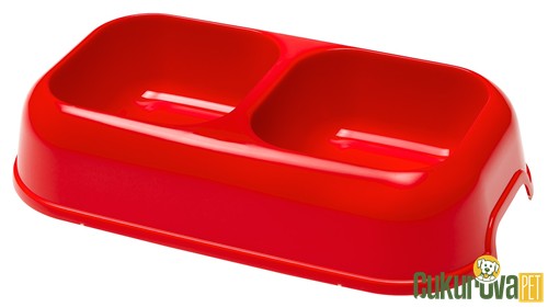 Ferplast Party 18 Kedi & Köpek Plastik Mama ve Su Kabı 2'Li - 1 L