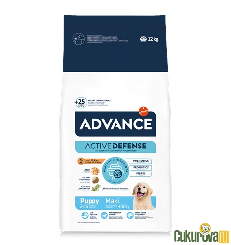Advance Puppy Maxi Tavuklu Ve Pirinçli Yavru Köpek Maması 12 Kg
