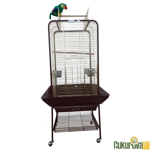 Dayang Papağan Ayaklı Eğitim Kafesi 59 x 59 x 152 Cm