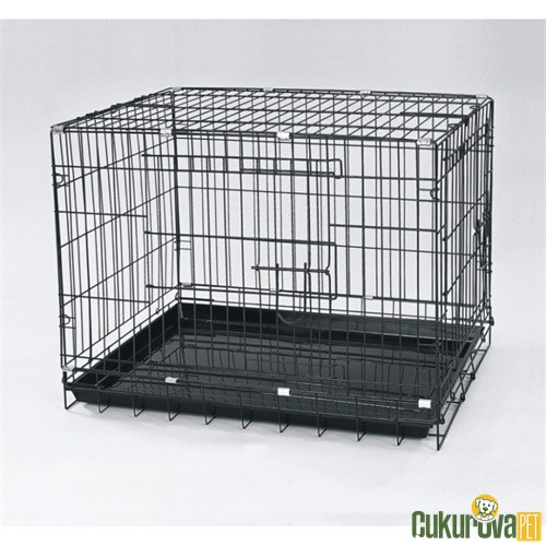 Dayang Kedi & Köpek Kafesi Siyah - 78 x 48 x 55 Cm