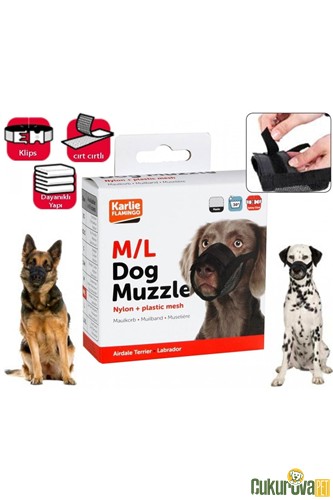 Karlie Soft Köpek Ağızlığı M - L - 44 - 74 Cm