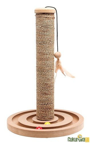 Karlie Oyuncaklı Kedi Tırmalama Tahtası 44 x 30 Cm