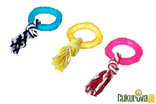 Karlie Stres Halkası Ve Diş İpi Köpek Oyuncağı 8 Cm