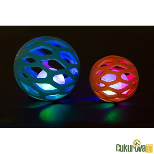 Karlie Kauçuk Led Lambalı Köpek Top Oyuncağı 8 Cm